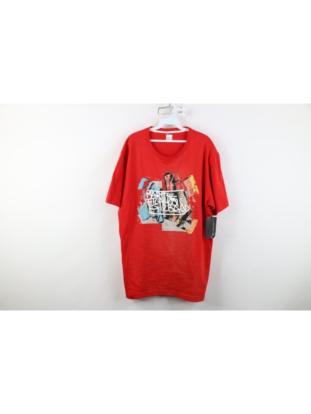 Deadstock Vtg Y2K Marithe Francois Girbaud Mens XL Spell Out Graffiti T-Shirt